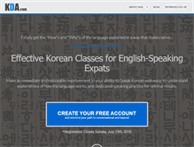 Tablet Screenshot of koreandigitalacademy.com